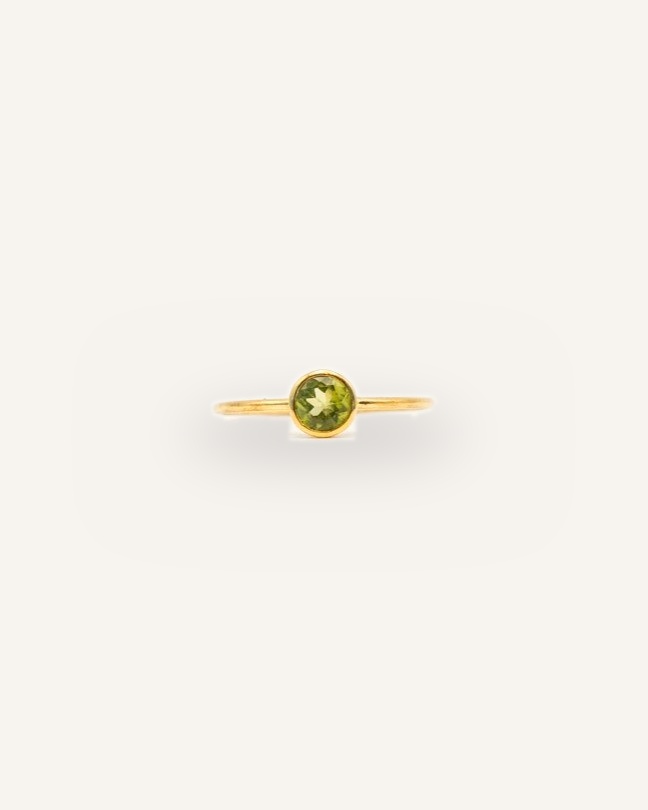Peridot Stacker Ring